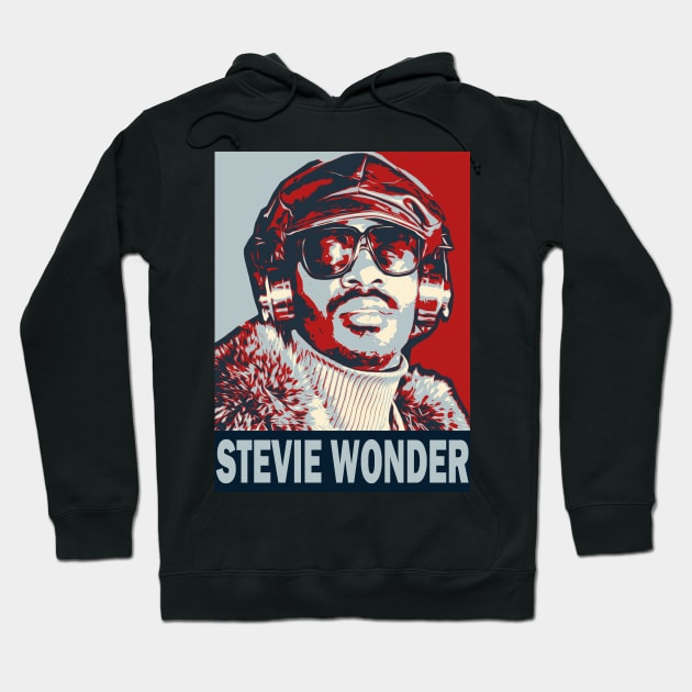 Stevie Wonder 73 Hoodie by huskaria